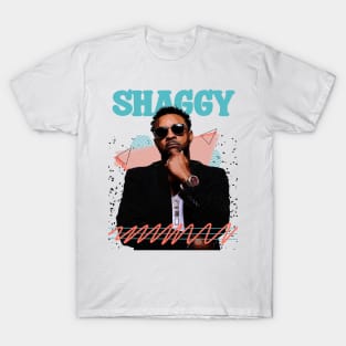 Shaggy Hip hop Fan Art Retro Design // Vintage T-Shirt